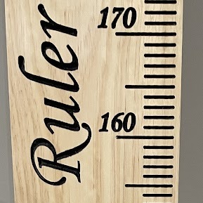 Family height rule as a 5th wedding anniversary gift. The ruler can be removed and taken to your new home without fear of loosing your children's history.